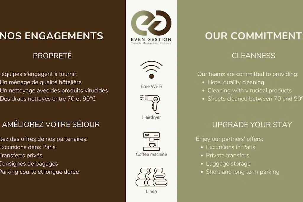 Apartment 8pers#4bedrooms#4bathrooms#lafayette Paris